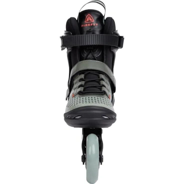 Firefly ILS A84, Inline-Skate für Erwachsene mit 84 mm Rollen, ABEC-7 Kugellagern, atmungsaktivem Softboot, grau/gelb, Größe 42 – Bild 4