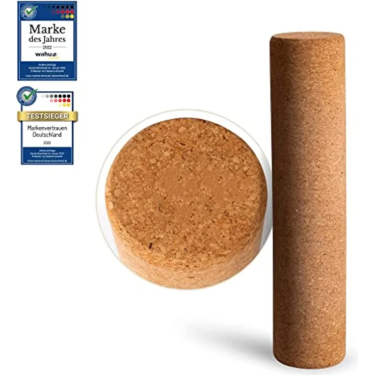 WAHU Board - Balance Board Rolle - Surf Balance Board (100% Holz) | Balance Board Holz | 100% Spaß garantiert