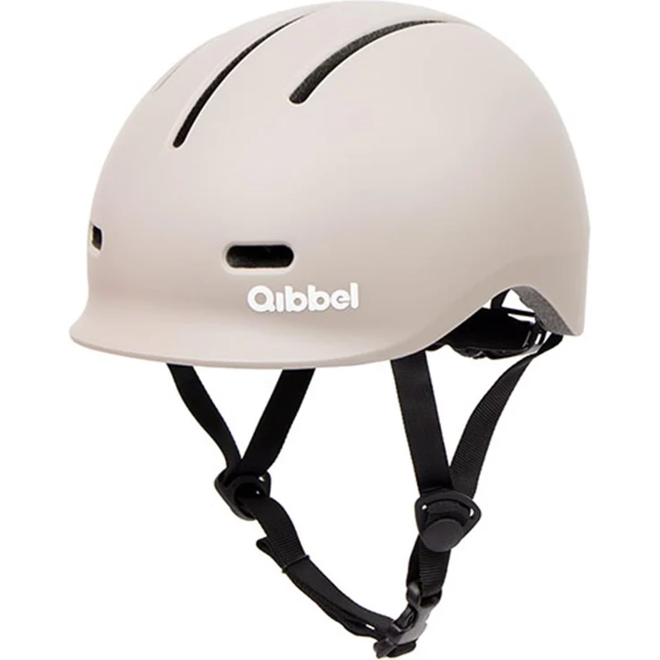 Widek Kinderhelm Qibbel Kids, Velohelm für 52-56 cm, pebble grey