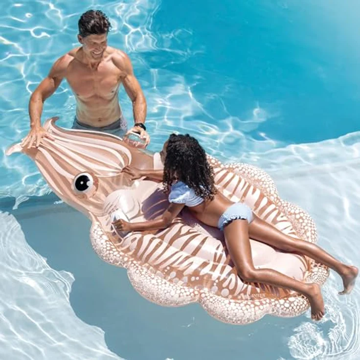 Intex Cuttlefish Float, Luftmatratze in Tintenfisch-Form, 191x117x30 cm, 2 Haltegriffe, geeignet für Kinder ab 6 Jahren – Bild 2