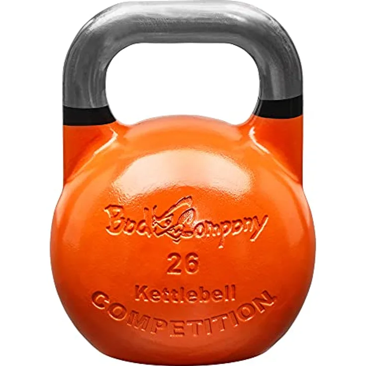 Bad Company Competition Kettlebell I Kugelhantel aus Stahl I Schwunghantel Workout in verschiedenen Gewichtsstufen I 26 kg