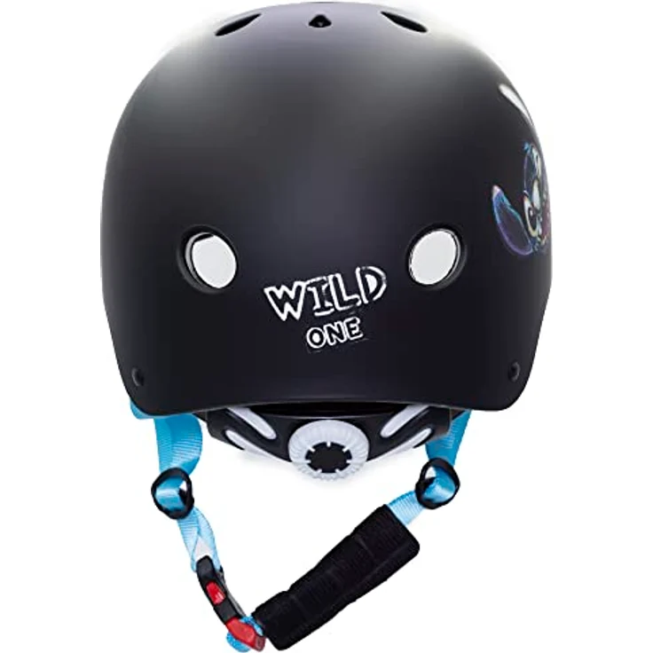 Seven Helme Stitch D100, Disney/Marvel Kinderfahrradhelm mit 13 Belüftungsöffnungen, Kopfumfang 52-56 cm, Sonderedition zum 100. Geburtstag von Disney – Bild 2
