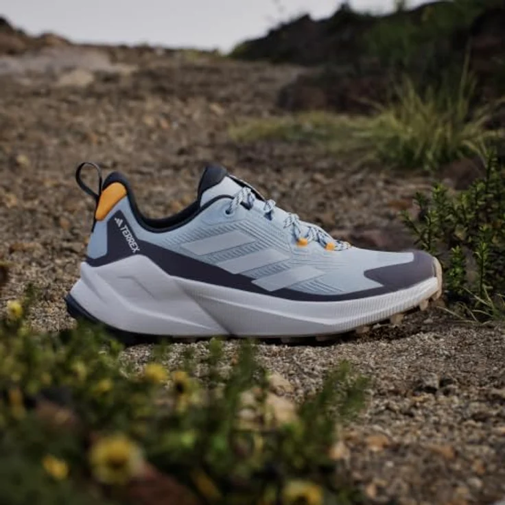 Adidas Terrex Trailmaker 2.0, Wanderschuhe für Damen mit atmungsaktivem Obermaterial und griffiger Sohle, grau-blau – Bild 2