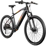 Zündapp Z808 E-Mountainbike, 29 Zoll, 10-Gang, 550 Wh, schwarz/orange, für Damen und Herren ab 160 cm
