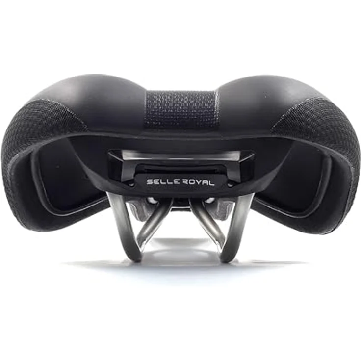 Selle Royal Ellipse, Fahrradsattel mit Royalgel-Polsterung, anatomischem Ausschnitt und stoßdämpfenden Elastomeren – Bild 4