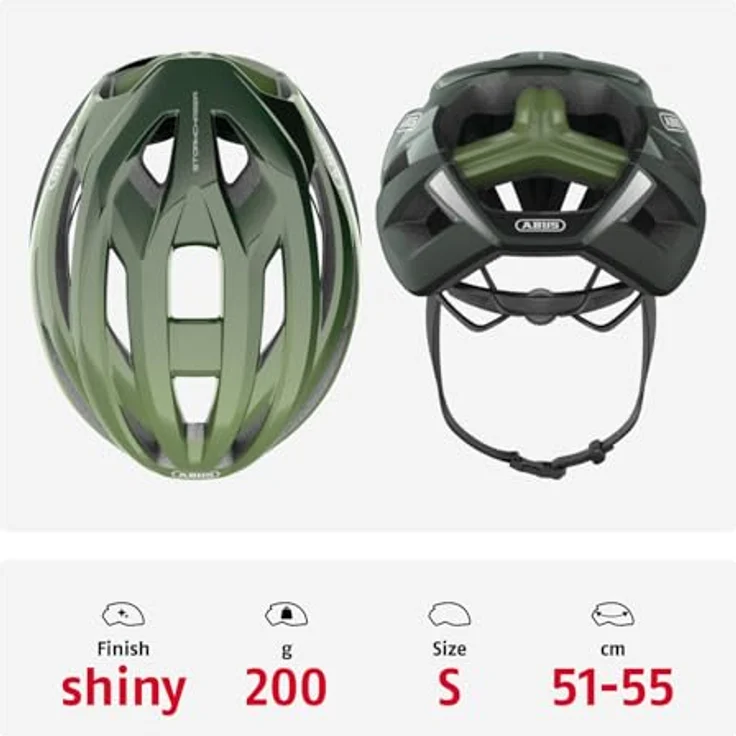 Abus Storm Chaser Opal Green 51 - 55 cm – Bild 4