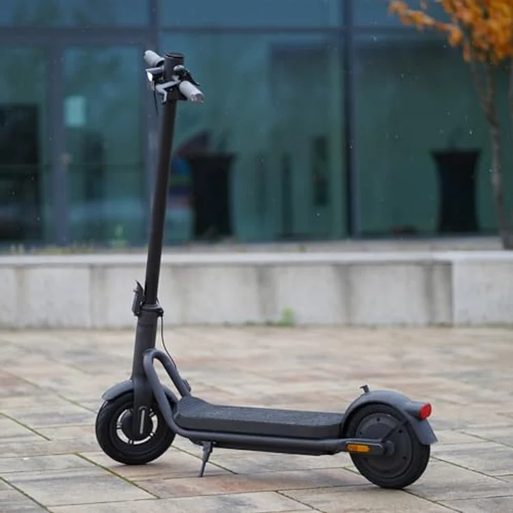 Prophete E-Scooter ONE – 36V 360W Motor, bis 30 km Reichweite, 10" Luftreifen, Trommel- & Elektrische Bremse, Silber – Bild 8
