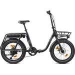 LLobe Falt E-Bike 20" Neo.cult, Schwarz, 36V/12,8Ah, mit 7-Gang Shimano Kettenschaltung und 100 km Reichweite