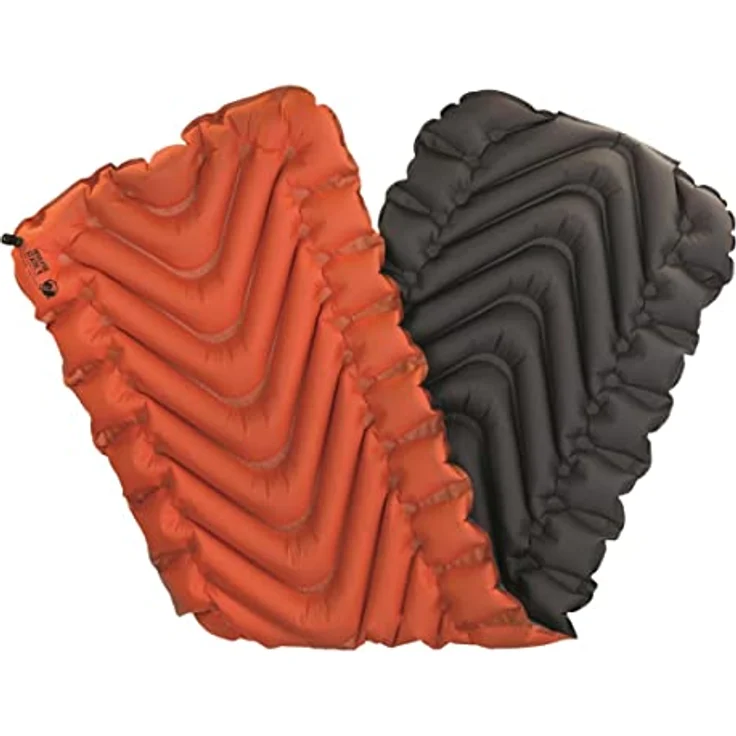 Klymit Isomatte Static V Camo, Isolierte selbstaufblasende Matratze mit verstärkter Isolation, Rot – Bild 5