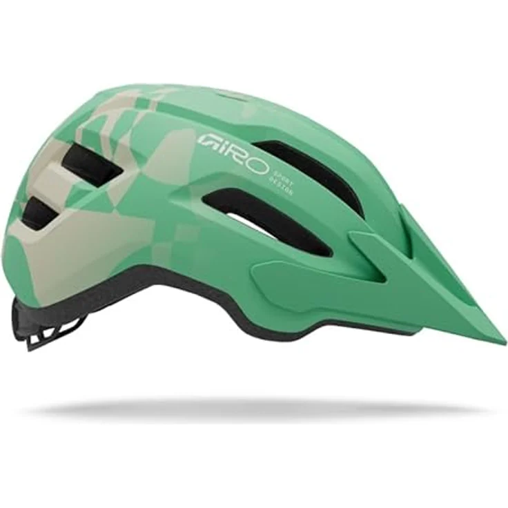 GIRO Fixture II Youth, Fahrradhelm mit optimierter Kühlung und Roc Loc Sport Anpassung, grün – Bild 2