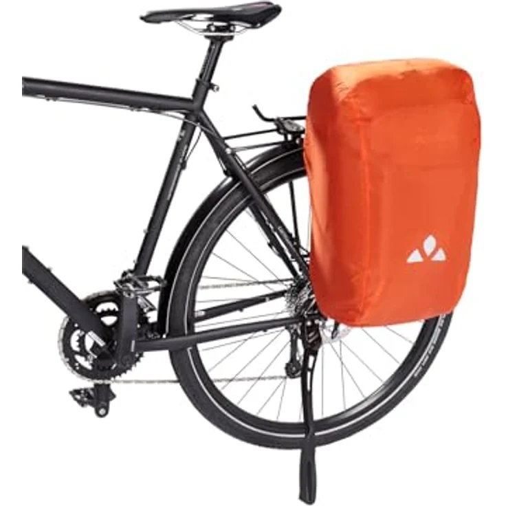 Vaude Cycle 28, Velotasche/Gepäckträgertasche mit Rucksackfunktion, 28 l, gepolstertes Laptopfach, reflektierende Elemente – Bild 3
