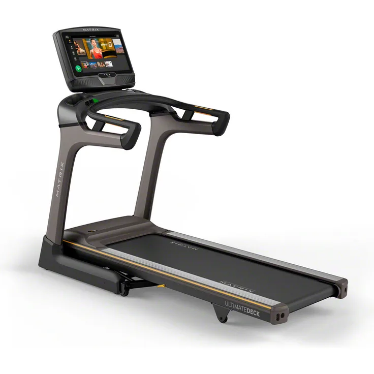 Sport-Tec Matrix Laufband TF50 mit XUR-Konsole in schwarz - WLAN-fähig, 22" HD-Touchscreen, 13 Trainingsprogramme