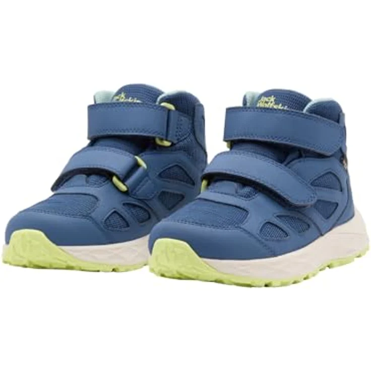 Jack Wolfskin WOODLAND 2 TEXAPORE MID VC K, Wasserdichter Wanderschuh mit Klettverschluss und profilierter Gummi-Sohle – Bild 7
