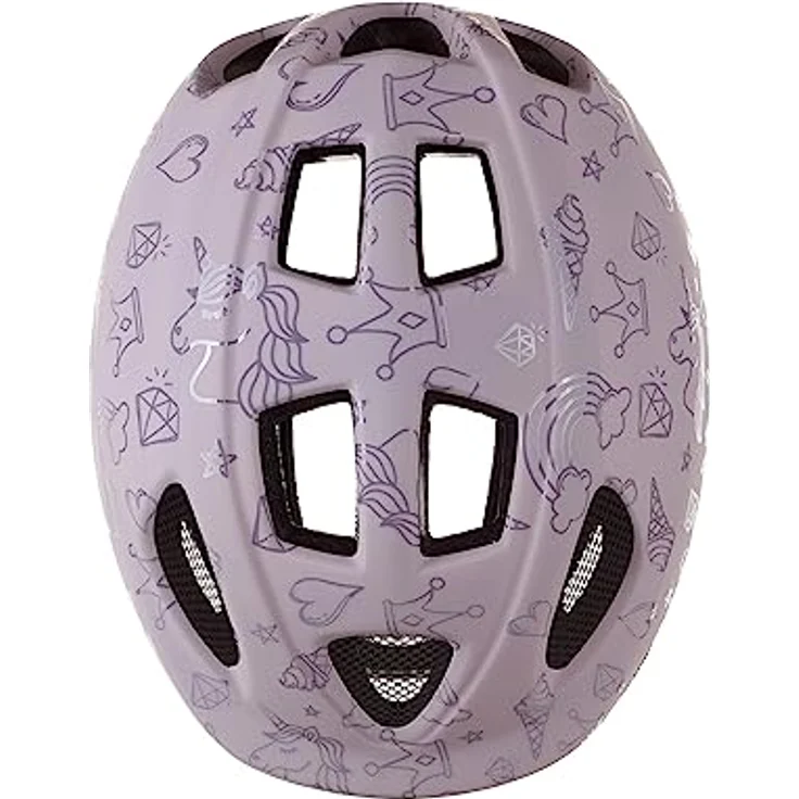Polisport Unisex-Youth Kids Helmet-Fantasy, verstellbarer Fahrradhelm für Kinder, XS (46-53 cm), Weiß, mit Anti-Moskitonetz und 10 Lufteinlässen – Bild 5