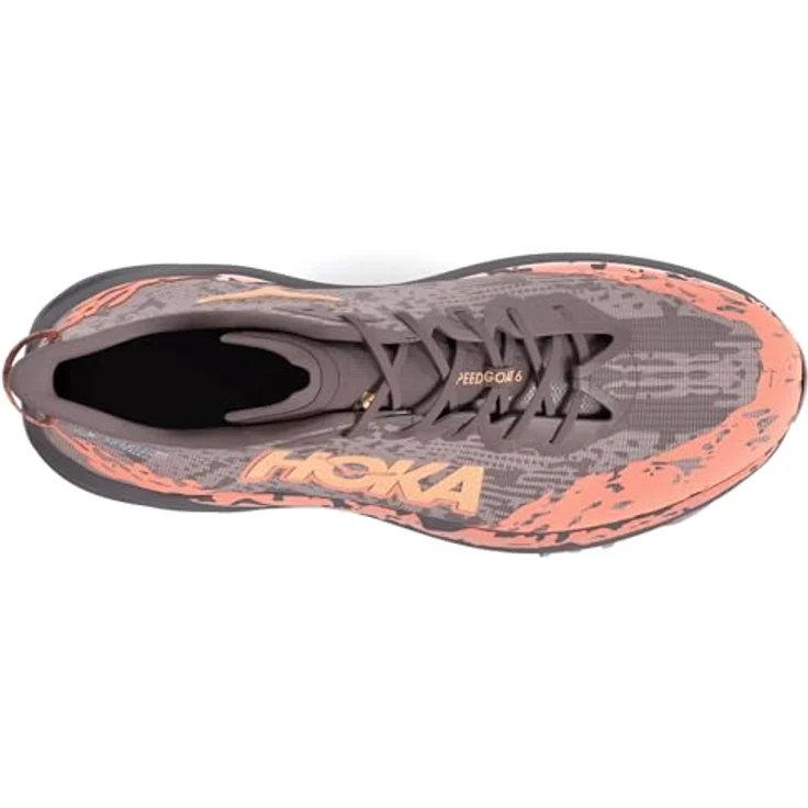 Hoka Speedgoat 6 GTX, Damen Laufschuhe mit wasserdichtem Obermaterial und moderater Sprengung, Smoky Quartz / Quartzite, Größe 38 – Bild 3