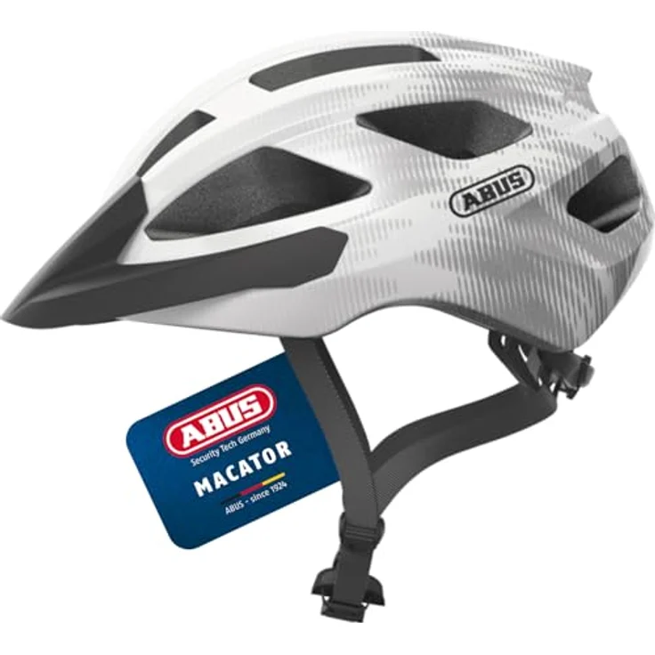 Abus Macator Fahrradhelm - Weiss/Silber 52 - 58 cm – Bild 2