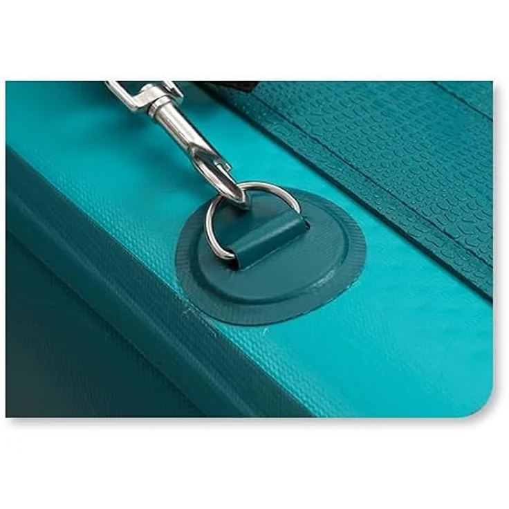 COIL Aufblasbares SUP-Board – Stand Up Komplettset mit Paddel, Pumpe, wasserdichter Handytasche, stabil, 335 cm, 181 kg, Grün – Bild 3
