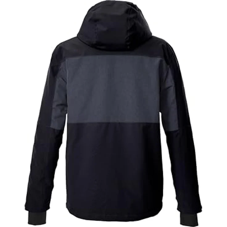 Killtec Ksw 47 Mn, Skijacke für Herren, wasserdicht und atmungsaktiv, schwarz-blau, Größe L – Bild 2