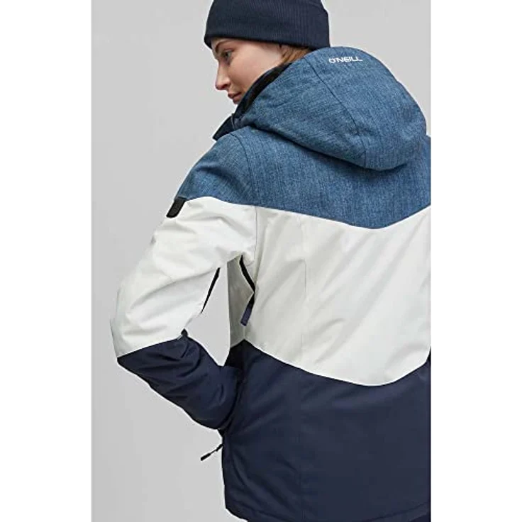 O'Neill Coral Damen Skijacke, wasserdicht, atmungsaktiv, Magma Wärmeisolierung, recyceltes Polyester, Blau, Größe L – Bild 8