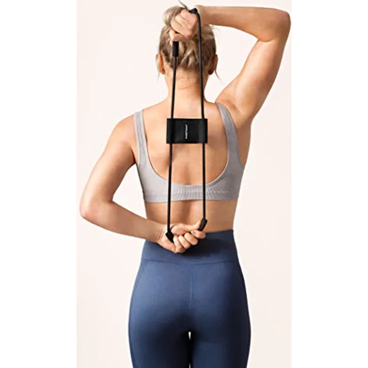 Swedish Posture Trainer Exercise Band 3in1, normales Widerstandsband aus EVA und Latex, schwarz