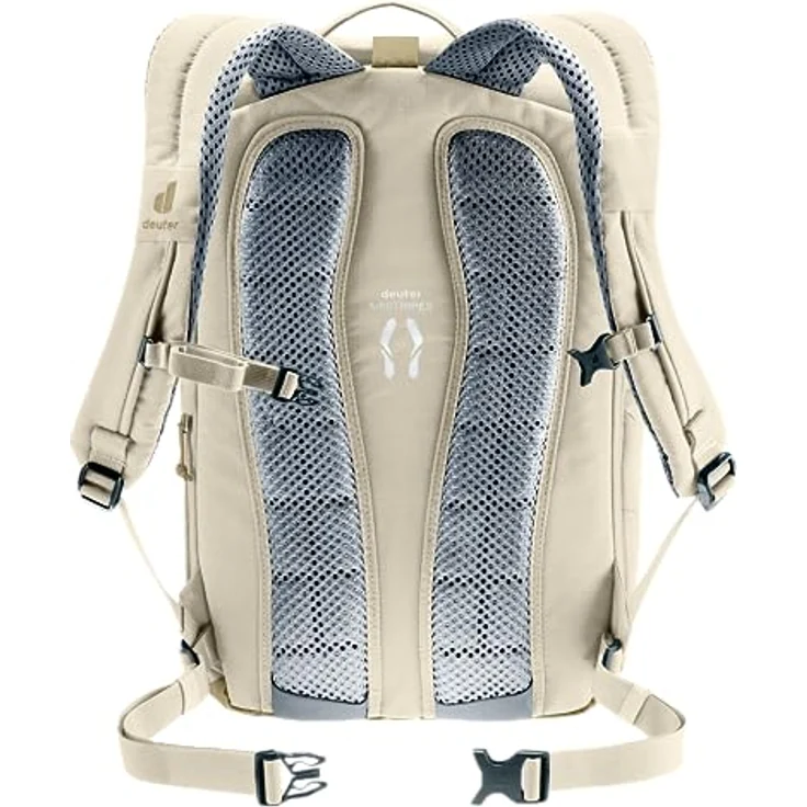 deuter Step Out 22 Tagesrucksack, 100% recyceltes Hauptmaterial, Airstripes-Rückensystem, Laptop-Fach (15 Zoll), grau – Bild 4