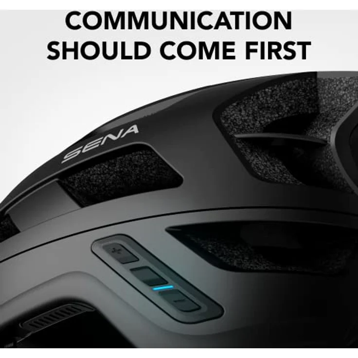 Sena M1 Smart Mtb-helm Schwarz M Schwarz M, Bluetooth Intercom, HD-Qualität, Freisprecherlebnis – Bild 2