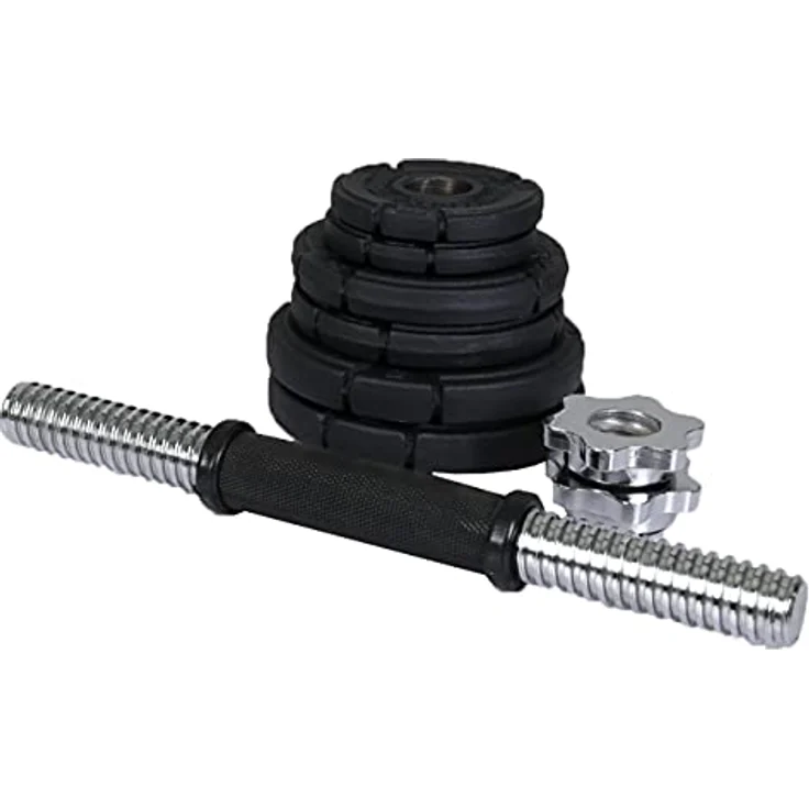 ENERGETICS Premium Kurzhantel-Set, Black, One Size - Praktisch im kleinen Koffer, hohe Qualität – Bild 3