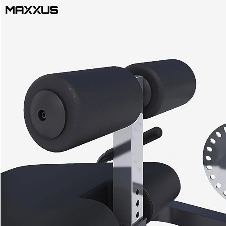 MAXXUS MultiTrainer Pro - für 30/50 mm Hantelscheiben, Dicke Polsterung - Kraftstation, Multigym, Beintrainer, Rückentrainer, Bauchtrainer, Beinstrecker, Beinbeuger, Zuhause, Ganzkörpertraining – Bild 3