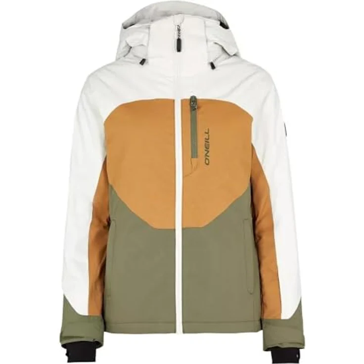 O'Neill Carbonite Unisex Skijacke, wasserdicht, grau, Größe M – Bild 2