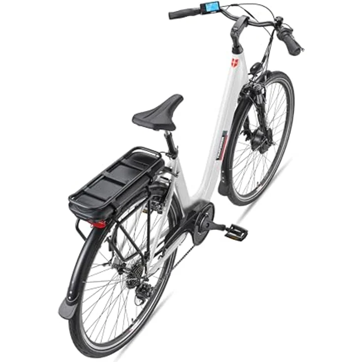 Telefunken E-Bike Damen 28 Zoll, Elektrofahrrad Frontmotor, 7-Gang Shimano Kettenschaltung, V-Bremsen - Pedelec Citybike, RC825 Multitalent – Bild 3