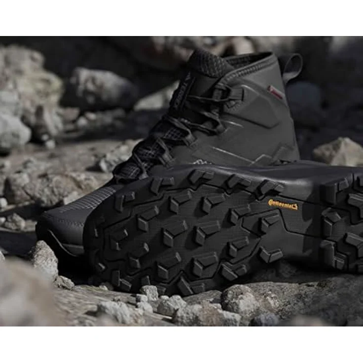 adidas Terrex Skychaser AX5 Mid GORE-TEX Climawarm+, Isolierter, wasserdichter Wanderschuh mit griffiger Sohle, Schwarz, Größe 46.5 – Bild 2
