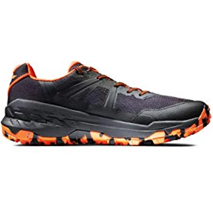 Mammut Sertig II Low Men, Herren Wanderschuhe, leichter Multifunktionsschuh mit EVA-Zwischensohle und Gummigrip, Schwarz (Größe 44) – Bild 3