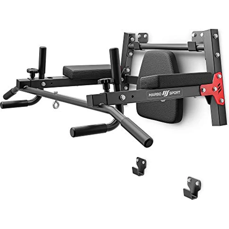 Marbo Sport Die multifunktionale Dip-Station/Klimmzugstange für die Wandmontage (2in1) MH-U205 | Made in EU – Bild 3