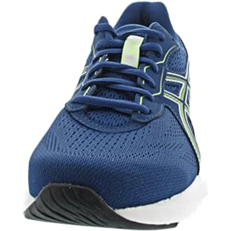 ASICS Gel Contend 9, Laufschuhe mit GEL™-Technologie und Gummi-Sohle, Twilight Blue/Illuminate Green – Bild 5