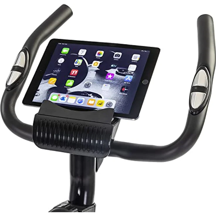 Tunturi FitCycle 20 Heimtrainer - Fitnessfahrrad mit 8 Widerstandsstufen - Tabletthalter und Transportrollen – Bild 4