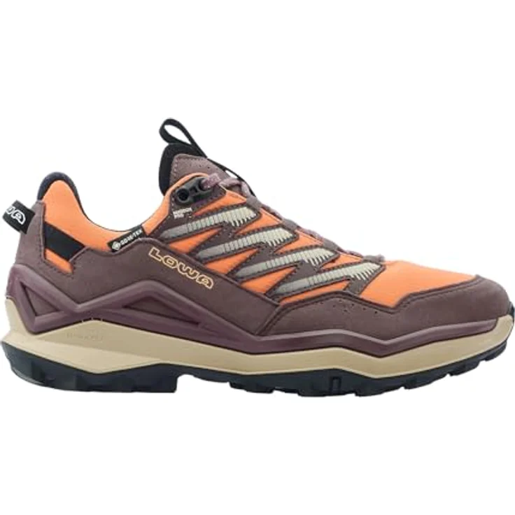 Lowa Maddox Pro GTX Lo Damen Trekkingschuhe, wasserdicht, sportlich und flexibel, Größe 41 EU, grau – Bild 1