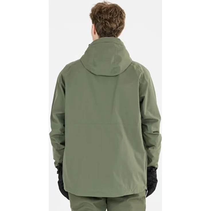 Slope Ruki M Ski Anorak, wasserdichte Skijacke mit 15.000 mm Wassersäule, grün, Größe M – Bild 6