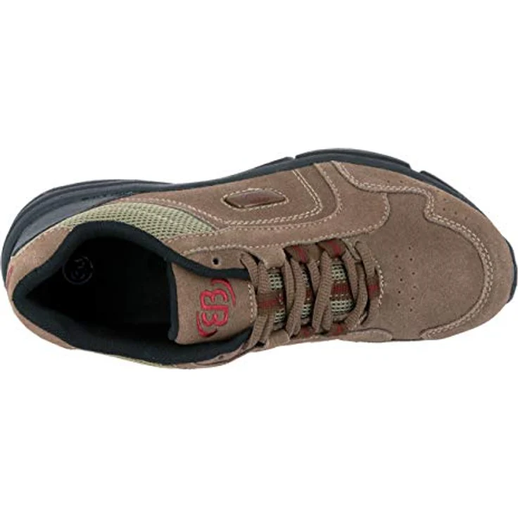 Brütting Herren Wanderschuhe, Outdoorschuhe aus Wildleder mit Schnürung, Größe 45, braun – Bild 5