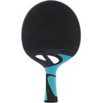 Cornilleau Tacteo 50, Tischtennisschläger für Outdoor, schwarz-blau, robust und wetterfest, ergonomischer grip
