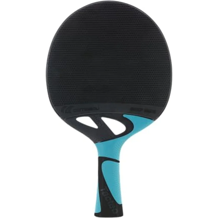 Cornilleau Tacteo 50, Tischtennisschläger für Outdoor, schwarz-blau, robust und wetterfest, ergonomischer grip – Bild 1