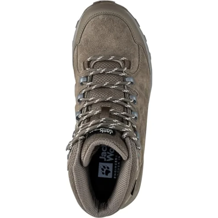 Jack Wolfskin REFUGIO TEXAPORE MID W, wasserdichte Wanderschuhe mit EVA-Dämpfung und griffiger Gummisohle – Bild 3
