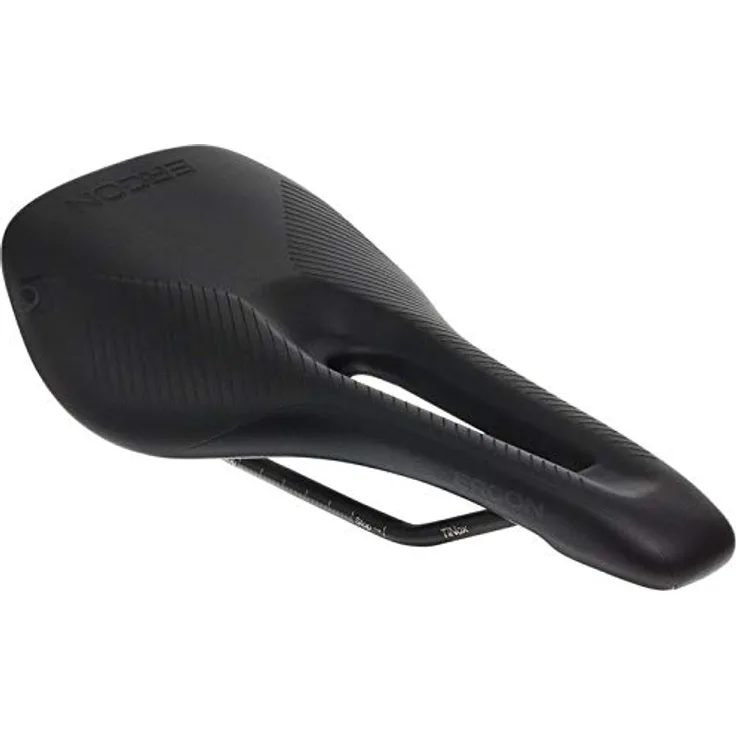 Ergon SR Pro, Velosattel für Rennradfahrerinnen mit OrthoCell-Inlays und Entlastungsöffnung, 210 g, Schwarz