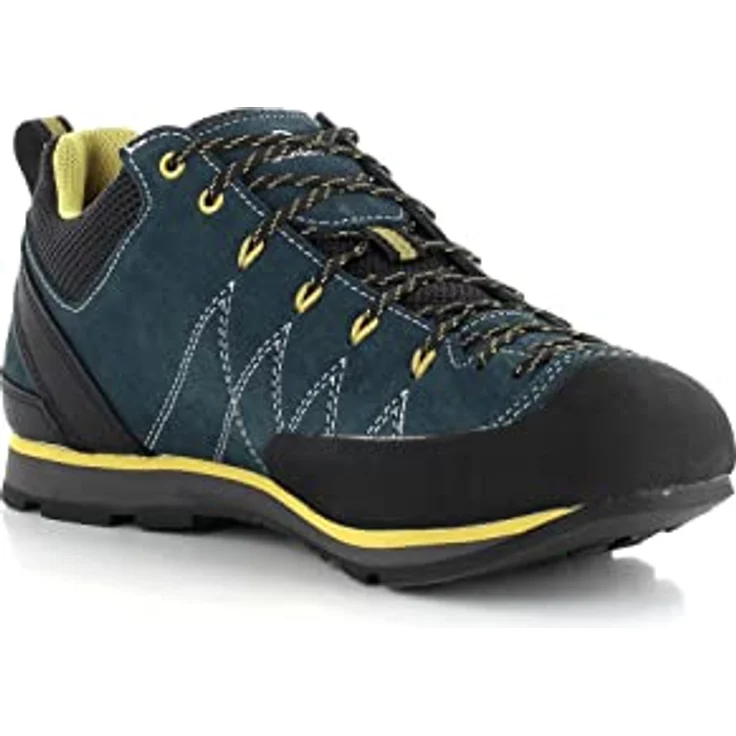 Scarpa Crux GTX, Wasserdichte Zustiegsschuhe aus Leder, petrol mustard, EU 42,5 – Bild 5