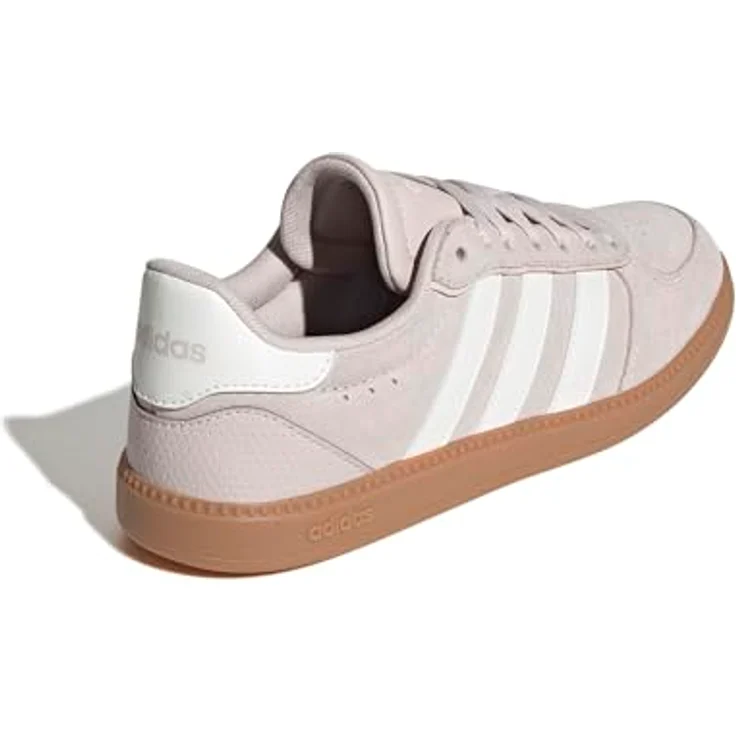 adidas Breaknet Sleek, Damen Laufschuhe, Weiß/Purty Mauve/Core White, Gummisohle, perforierter Vorfußbereich – Bild 6