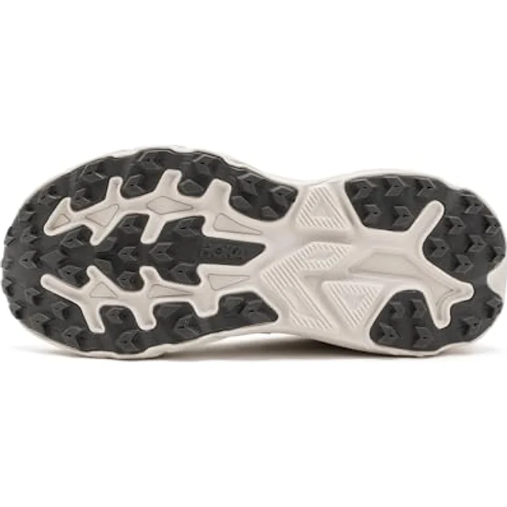 Hoka One One W Challenger 8, Trailrunningschuhe für Normalpronierer, atmungsaktiv, Stucco/Asphalt Grey, Größe 42 2/3 – Bild 6