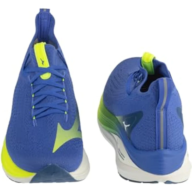 Mizuno Neo Vista 2 J1GC253451, Herren Sport-Laufschuh für neutrale Läufer mit Wave-Platten-Technologie, atmungsaktivem Mesh-Obermaterial und robuster Gummisohle, Blau – Bild 5