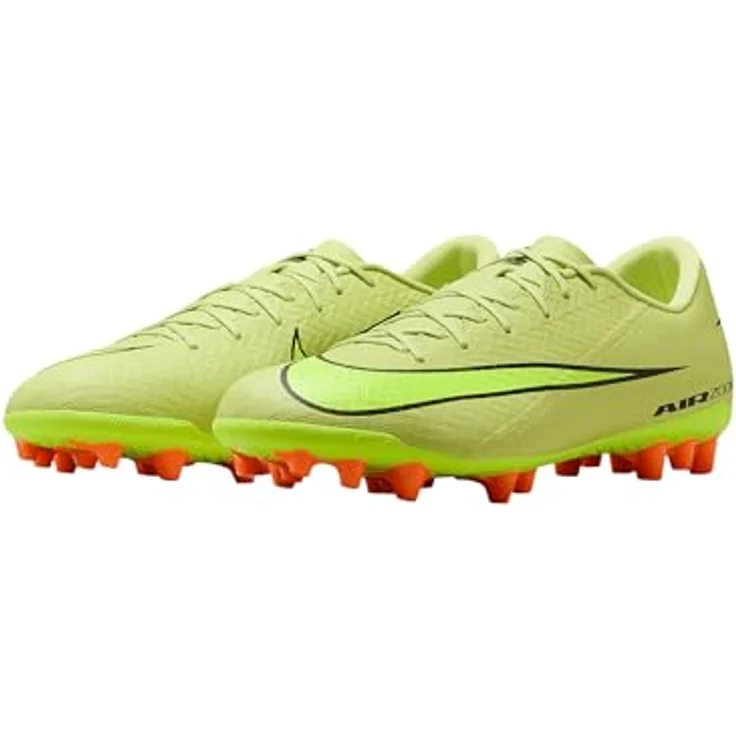 Nike Fußballschuhe FQ8364-300, Herren Academy mit Air Zoom-Element und NikeSkin Obermaterial, grün – Bild 6