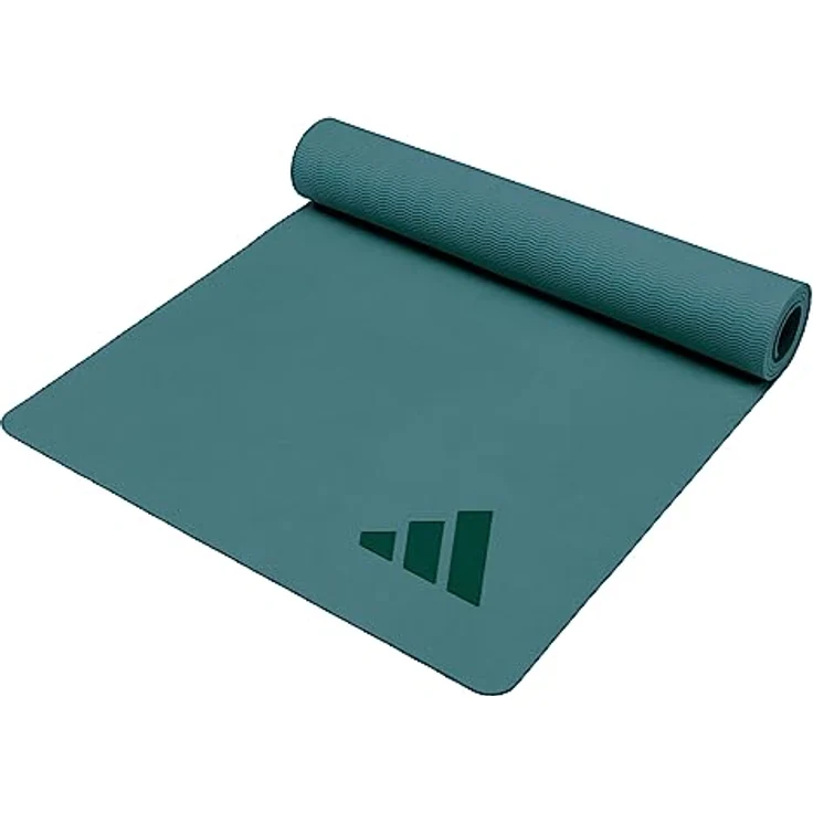 adidas Performance Yogamatte Adidas Premium Yogamatte, 5mm, strapazierfähig und rutschfest, schwarz – Bild 8
