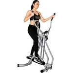 Christopeit Sport Walker Silber – klappbarer Ellipsentrainer – Crosstrainer bis 100kg Gewicht - Stepper mit LCD-Display