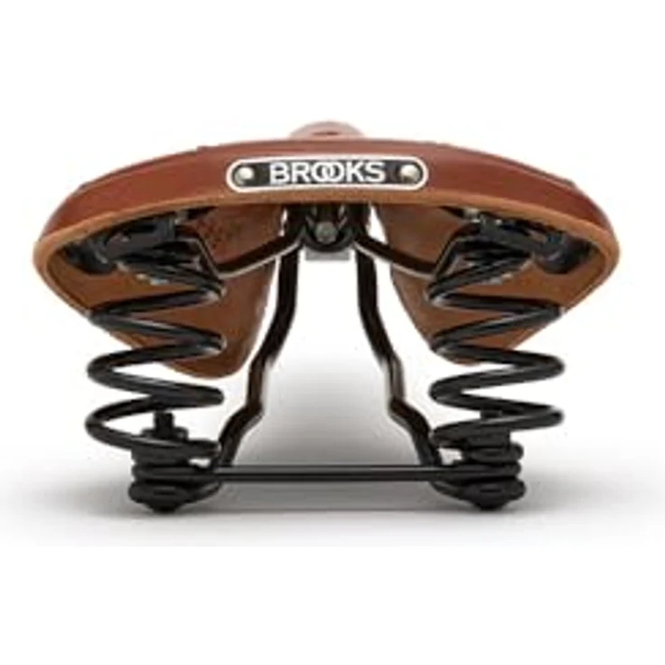 Brooks England Flyer, Velosattel mit klassischer Ledersattelform, schwarz, vorerweichter Satteldecke – Bild 2